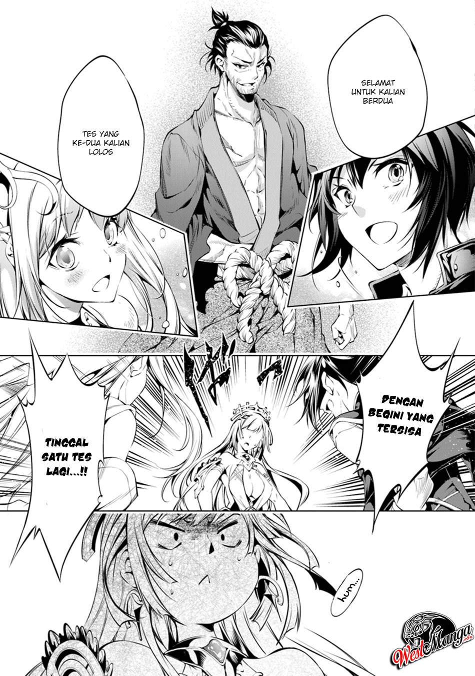 Kamigami ni Sodaterare Shimo no, Saikyou to Naru Chapter 05.2 Bahasa Indonesia